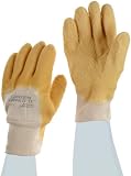 Ansell Golden Grab-It II 16-340 Natural Rubber Latex Glove, X-Large (Pack of 12 Pairs) by Ansell
