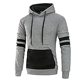 HoldegoメンズTシャツスリーブストライプステッチ ポケットフード付きセーターステッチングセーターワイシャツ しんしふく カジュアル スポーツ フード付き 秋冬 トップス パーカー メンズ トップ