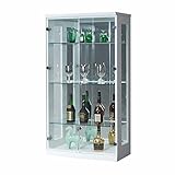 コレクションケース　ロジャー　LEDライト付　ブルーライト　 (ホワイト, ロータイプ)