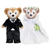 ダッフィー シェリーメイ ウエディング コスチュームセット （マント付き） ぬいぐるみ別売 オリジナル ハンドメイド ウェルカムベア 結婚祝い 結婚式 ウェディングドレス 燕尾服セット Sサイズ コスチューム ダッフィー グッズ 服