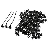 B Baosity 約70個　車/ボート　タイラップ　ワイヤーハーネスクリップ　ケーブルコード束ねる　収納　結束バンド