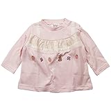 《秋冬春対応》(日本製) Pample Mousse(パンプルムース) ミニドビー接結と60ローンレースオーバーブラウス 90cm/PK NO.DP-73210