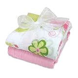 Swirley花セット2おくるみ毛布/