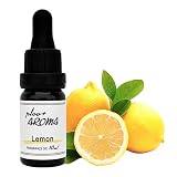 プルプラ 国産 アロマオイル 10ml ガラススポイト 遮光瓶 お試しサンプル付き アロマディフューザー用 アロマストーン用 (レモン)