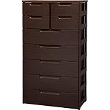 MUチェスト MU-7254 木目ブラウン 730x405x1310mm