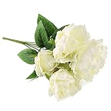 MIOIM プリザーブド バラ ポピー 造花 花ヘッド 薔薇 プレゼントパーティー　ローズ ブーケ 結婚式 結婚祝い