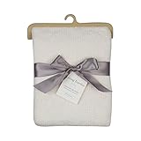 リビングテキスタイルシェブロン毛布、ホワイト