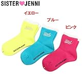 (ジェニィ)JENNI レース付 クルーソックス M(16～18センチ) ブルー(050)