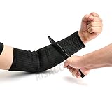 RISACCA 防刃 手袋 スリーブ カッター ナイフ 包丁 刃物 から身を守る 高性能 危険作業 防犯 サバイバル グッズ 収納袋付 (ロングスリーブ)