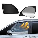 BLUESEATEC トヨタ ヴォクシー ノア 90系 遮光 メッシュカーテン サンシェード NOAH VOXY R4.1〜 運転席 助手席 着脱簡単 車種専用設計 虫除け 折り畳み式 日除け 収納袋付き