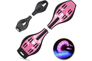 AISFA スケートボード 子供 ブレイブボード スケボー 子供 スケートボード キッズ スケートボード 子供 キッズ用 エスボード子供用 ブレードボード 子供用 ブレイブボード 子供用 ブレボー 外遊び おもちゃ 光るタイヤ ギフト女の子 男の子 