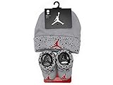 (ジョーダンブランド) 【子供用】JORDAN BRAND 【AIR JORDAN INFANT HAT & BOOTIES SET】ビーニー靴下セット (グレーセメント) [並行輸入品]