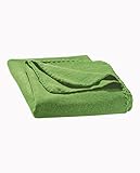 Disana 100% Merino Boiled Wool Children/baby Blanket 55x40 Made in Germany (Green) [並行輸入品]