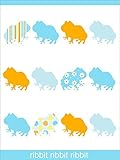 Oopsy Daisy Ribbit Ribbit Ribbit Wall Art, 18 by 24 [並行輸入品]