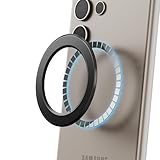 【elago】 スマホ スマートフォン 対応 マグネット リング 貼るだけ 極薄 磁力 強化 シール 貼り付け簡単 粘着 シート [ 各種 iPhone/スマホ/スマートフォン 対応 ] MAGNETIC RING ブラック