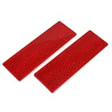 uxcell 反射ステッカー　デカール標識 反射シート　 トラック用　長さ15cm　2セット