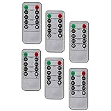 F Fityle 6個　LEDキャンドルリモコン　タイマー付き　