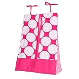 Bacati Mix and Match Dots Diaper Stacker, Pink by Bacati