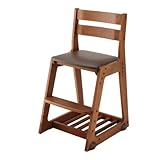 イトーキ 木製チェア 学習チェア 張地:ソフトレザー カフェブラウン KM16-79DB