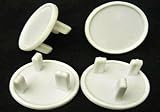 NEW - White Socket Covers - Child Safety Plug Covers - Easy to Fit - ON SALE by We Search You Save