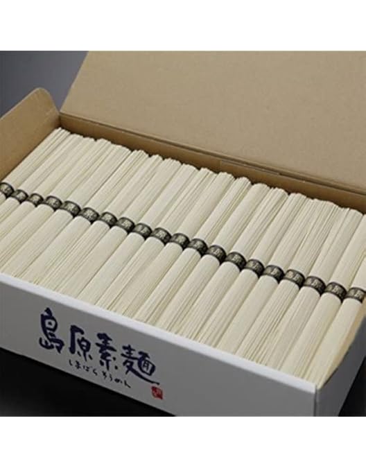 【3箱セット】島原素麺 そうめん ３キロ ６０束 Amazon.co.jp: そうめん ギフト 島原そうめん たっぷりお徳用 3kg