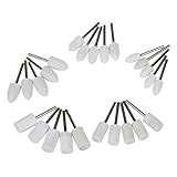 つや出しパッドヘッドセット，SODIAL(R)25ｘフェルト研磨つや出しパッドヘッドセット　ロータリーツールドレメルアクセサリー