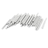 uxcell ステンレス鋼　丸棒　ラジコンカー用　ラウンド　40個　アクスル　シャフト　25mm x 2mm