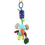 CAIJ Baby Infant Plush Animal Kids Stroller Hanging Elephant Toy Pram Cute Doll by CAIJ