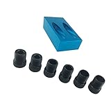 Fenteer 穴あけガイド 斜め口 　木工用　ダウエル　治具　15度　ホールソー　6 8 10mm　ジョイント　