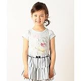 エニィファム キッズ（any FAM KIDS） 【KIDS】マカロンプリント Tシャツ【ライトグリーン系/90】