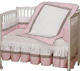 Baby Doll Bedding Classic II Mini Crib/ Port-a-Crib Bedding Set, Pink by BabyDoll Bedding
