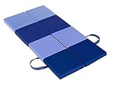 ECR4Kids SoftZone My Time Folding Play Mat, Blue