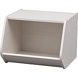 アイリスオーヤマ スタックボックス 幅40×奥行38.8×高さ30.5cm オフホワイト STB-400