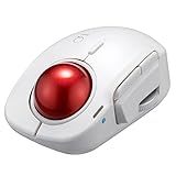 ナカバヤシ(Nakabayashi) Digio2 トラックボールマウス 小型 Bluetooth 5ボタン レーザー式 人差し指 ホワイト