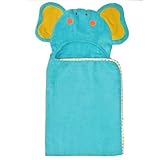 Neat Solutions 3D Applique Woven Terry Bath Wrap, Elephant by Neat Solutions