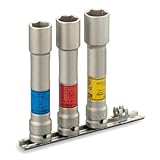 TONE インパクト用薄形ロングホイルナットソケットセット 差込角12.7mm 内容3点 HA403LLN