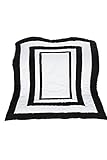 Baby Doll Bedding Modern Hotel Style Crib Comforter, Black