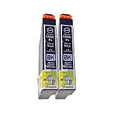 EPSON（エプソン用）IC69L-BK(BK/ブラック)-2本セット Bumba製互換インクカートリッジ ICチップ付き 残量表示機能付き 【１年商品保証】69-BK2