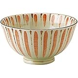 テーブルウェアイースト 麦わら手ゆらぎ茶碗 オレンジ di-C1-2014-0-02