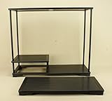 いよじ園 【盆栽卓】 小品用 箱卓 -紅紫檀-(小)前置卓付 吉田作【飾卓 花台】