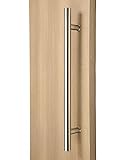 StrongARステンレススチール余分な長ラダースタイルバックツーバックpush-pullドアハンドル – Brushed Satin Finish 24 Length/1.26 Diameter (