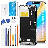SRJTEK TFT for iPhone 13 Pro 液晶画面交換【120Hz対応 接近センサーケーブル・同様のノッチサイズ】 ディスプレイ タッチデジタイザー 液晶パネルスクリーンアセンブリ A2638 A2483 A2639 A2636 A2640 修理ツール付き
