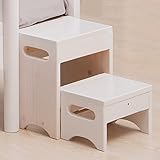 ThステップStools木製子Foot Stoolステップスツール家庭用Brush Your Teeth Low Stoolバスルームincrease洗面台Baby Go To Bed Stool ホ