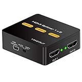 HDMI 2.0 分配器 スプリッター 1入力2出力 2画面 同時出力 4K*2K@60Hz 3D 1080P 高画質 高解像度 PS5 P