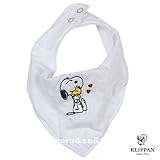 SNOOPY PEANUTS スヌーピー やわらかいコットン よだれかけ ビブ ベビースタイ by Klippan クリッパン (男の子 女の子 兼用)