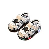 キッズサンダル 男の子 サンダル キッズ おしゃれ 履きやすい 滑り止め ビーチサンダル 柔らかい 子供靴 着脱 らくらく 発光靴 発光シューズ ベビーシューズ 通園 靴 こども 夏 ビーチ 白 12