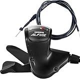 SHIMANO ユニ - 大人用 Alfine S503 ギアシフトノブ - ブラック、ワンサイズ