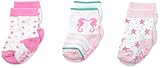 Robeez Big Girls ' by the seaside socks-3パック カラー: ピンク