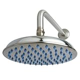 Kingston Brass K158A8CK Design Trimscape Showerscape Rain Shower 8-inch Diameter Brass Showerhead wi