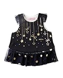 Lala Dress ララドレス ドレスベスト S 60-70cm エマ　ネイビー 星×シフォン lldfw1601-01